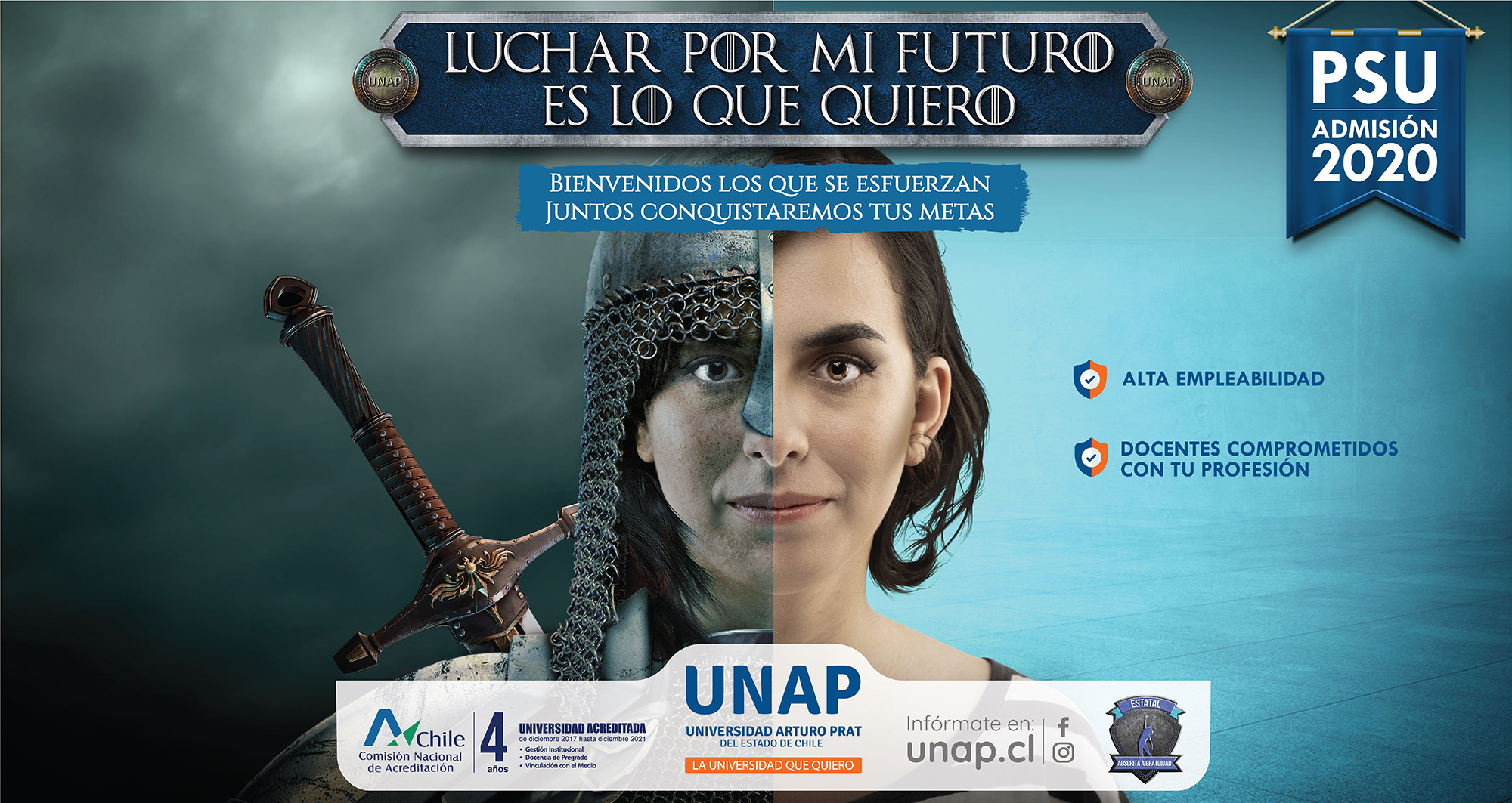Gráfica PSU 2020 UNAP