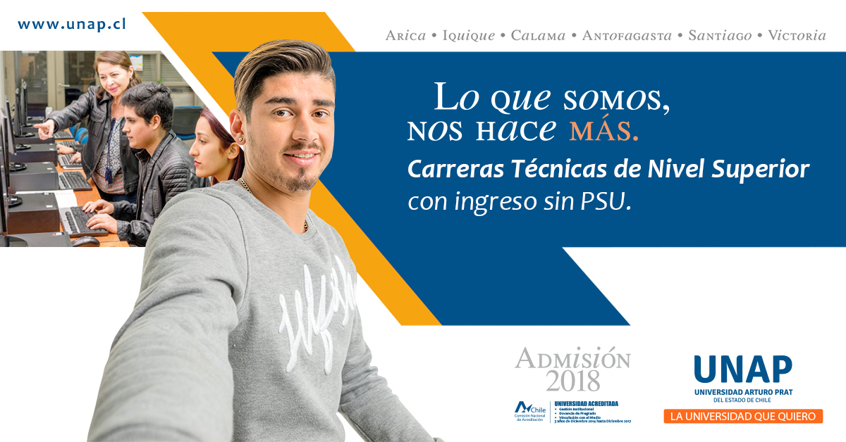 Línea Gráfica UNAP Admisión 2