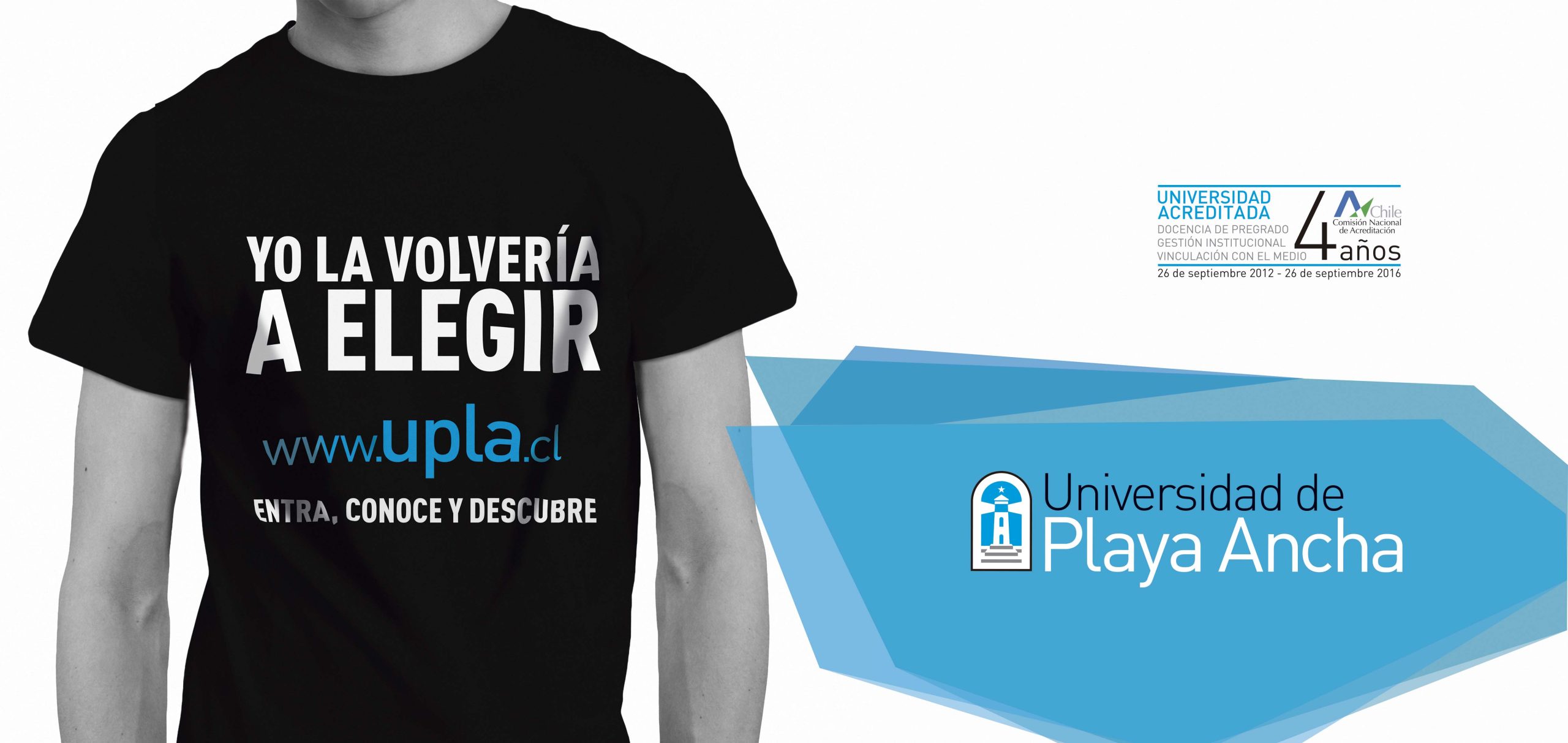 Línea Gráfica Campaña Admisión UPLA - Pieza 1