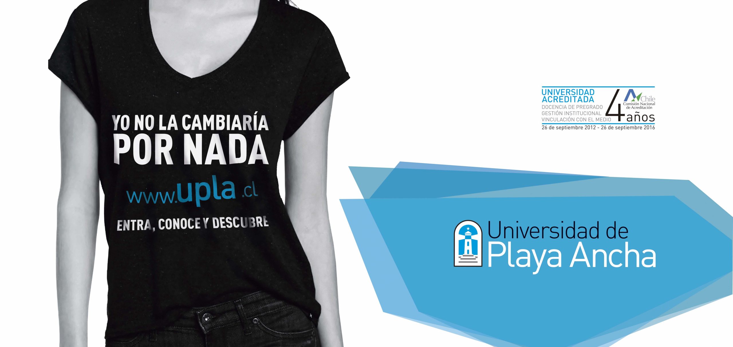 Línea Gráfica Campaña Admisión UPLA - Pieza 4