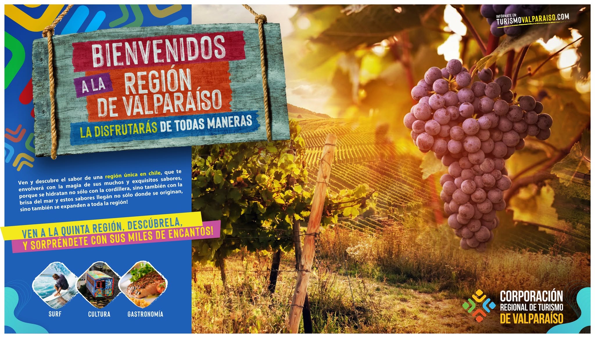 Gráfica Campaña Turismo Valparaíso - Pilar 1