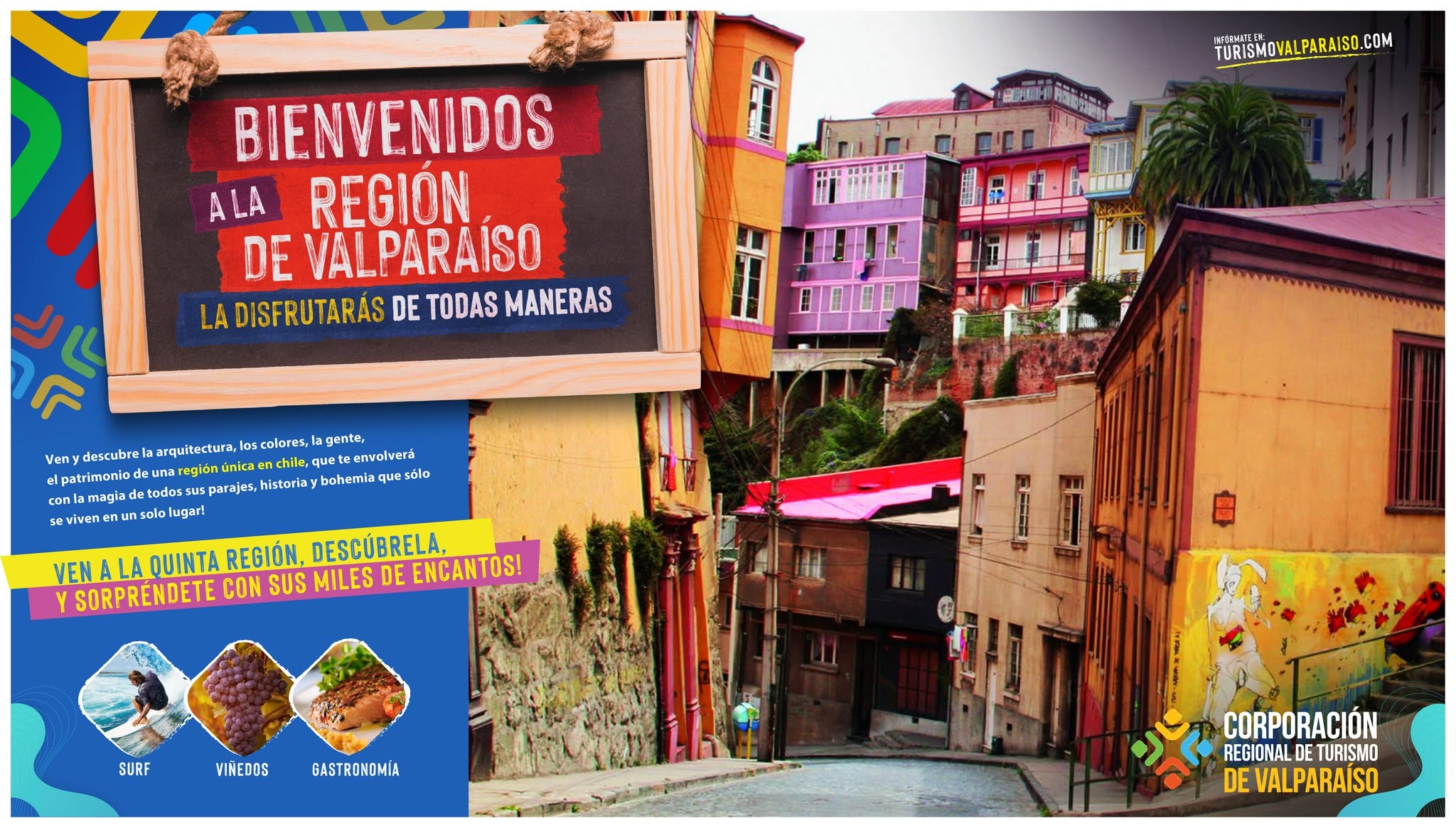 Gráfica Campaña Turismo Valparaíso - Pilar 3