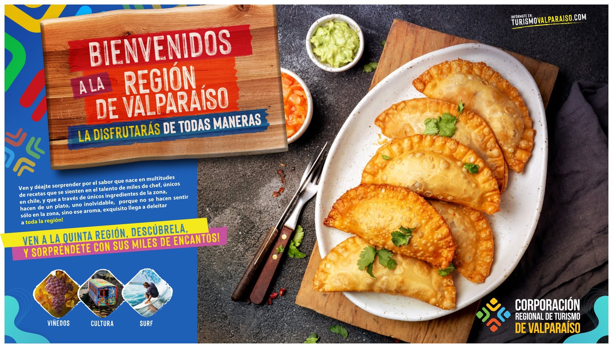 Gráfica Campaña Turismo Valparaíso - Pilar 2