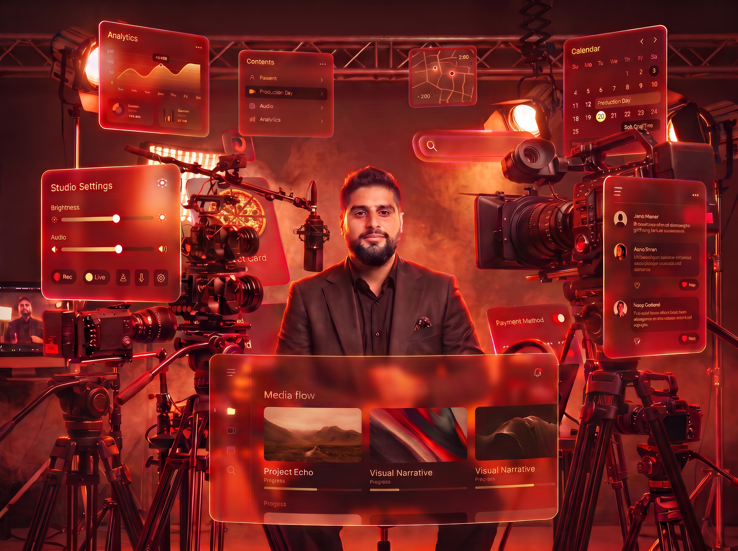 Equipo de producción audiovisual Staff Creativo en Viña del Mar