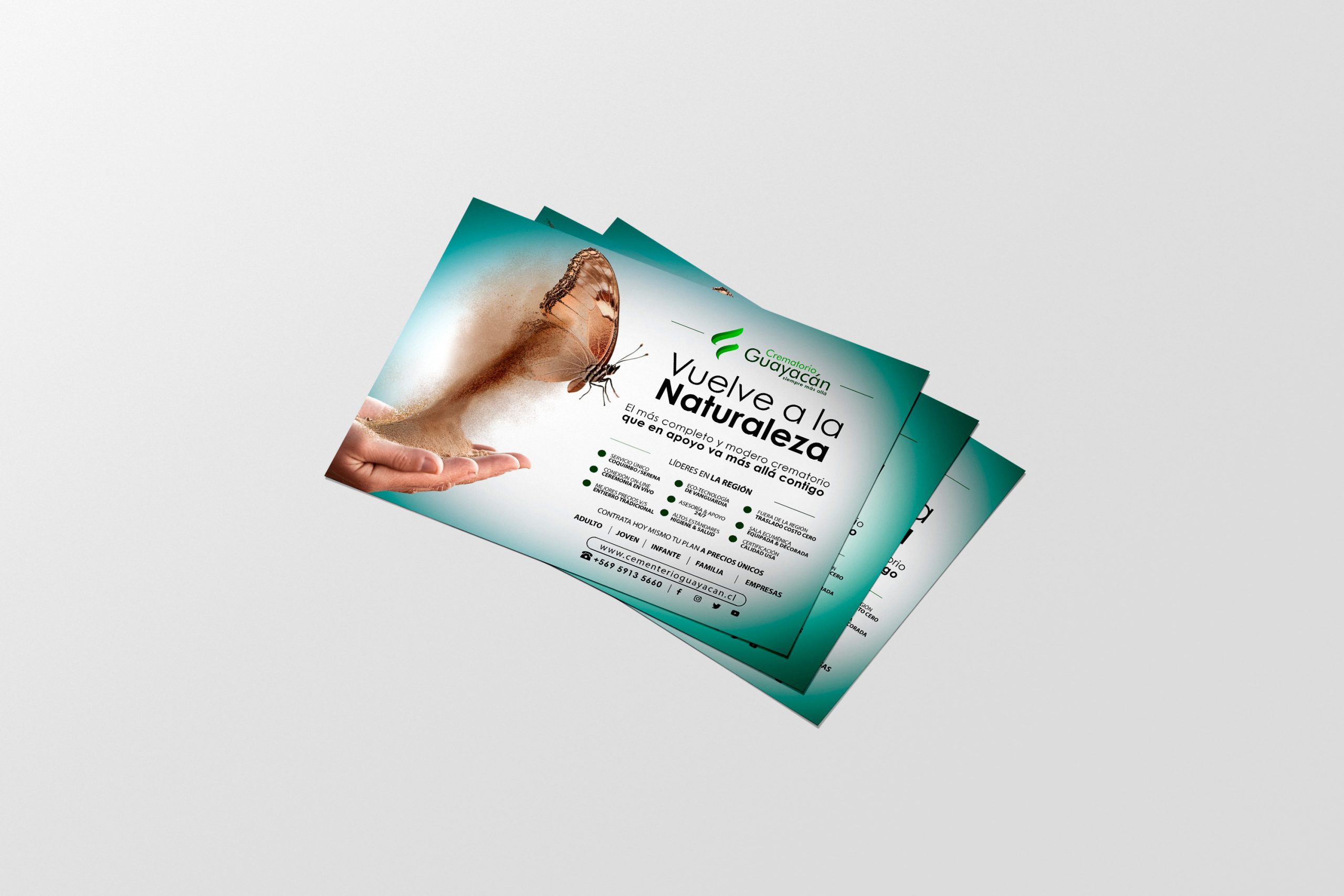 Aplicación Flyer Crematorio Guayacán